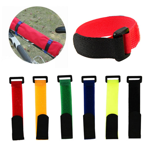 5Pcs Cycling Fastening Bike Supplies Magic Sticker Accessories Adjustable Multifunction Sports Bicycle Fixing Strap Band Tie