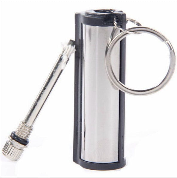 Stainless firestarter Outdoor Camping Hiking Survival Flint Portable Keychain Match Lighter Emergency Survival tool Fire Starter