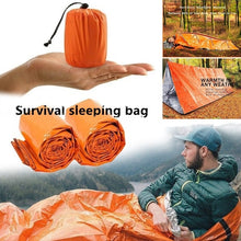 Load image into Gallery viewer, Outdoor  Life Bivy Emergency Sleeping Bag Thermal Keep Warm Waterproof Mylar First Aid Emergency Blanke Camping Survival Gear