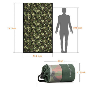 Outdoor  Life Bivy Emergency Sleeping Bag Thermal Keep Warm Waterproof Mylar First Aid Emergency Blanke Camping Survival Gear