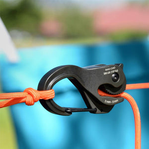 280LB Working Load Lanyard Hook Aluminum Binding Rope Hook Portable Binding Fixed Tool Carabiner Clip Accessories