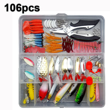 Load image into Gallery viewer, High Quality Fishing Lures Set 33/56/104/106/109/122/142/166/280pcs Hooks Minnow Pilers Lure Kits with Box Fishing Accessories