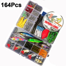 Load image into Gallery viewer, High Quality Fishing Lures Set 33/56/104/106/109/122/142/166/280pcs Hooks Minnow Pilers Lure Kits with Box Fishing Accessories