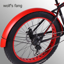 Load image into Gallery viewer, wolf&#39;s fang Snowmobile Bicycle wings Bicycle fender wing bike Iron material Strong durable Full coverage free shipping