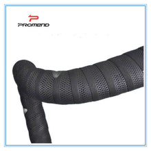 Load image into Gallery viewer, PROMEND Road Bikes Bicycle Handlebar Tape Balck Mesh Design Non-slip waterproof Bartape Soft EVA Sponge Tape Black