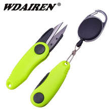 Load image into Gallery viewer, WDAIREN Fishing Quick Knot Tool kit Shrimp-type Fishing Line Cutter Clipper Nipper Hook Sharpener Fly Tying Tool Tackle Gear